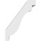 Ekena Millwork 5-in. W x 12-in. D x 16-in. H Copenhagen Architectural Grade PVC Knee Brace BRCP05X12X16CHG - alternate 4